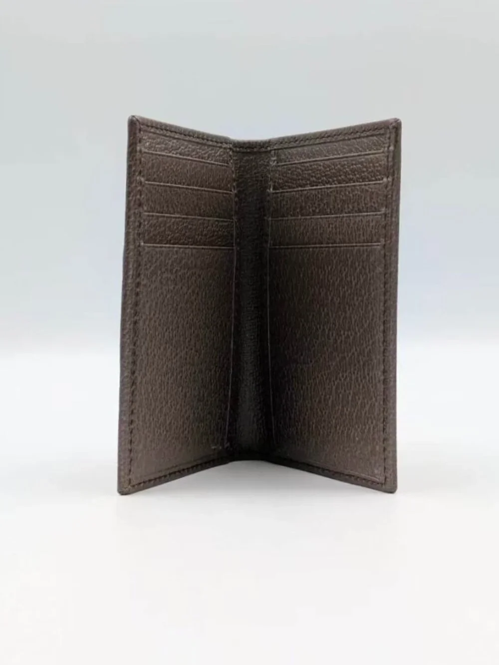 Gucci Men’s Camouflage Marbled GG Monogram Bifold Card Holder Wallet Beige Blue